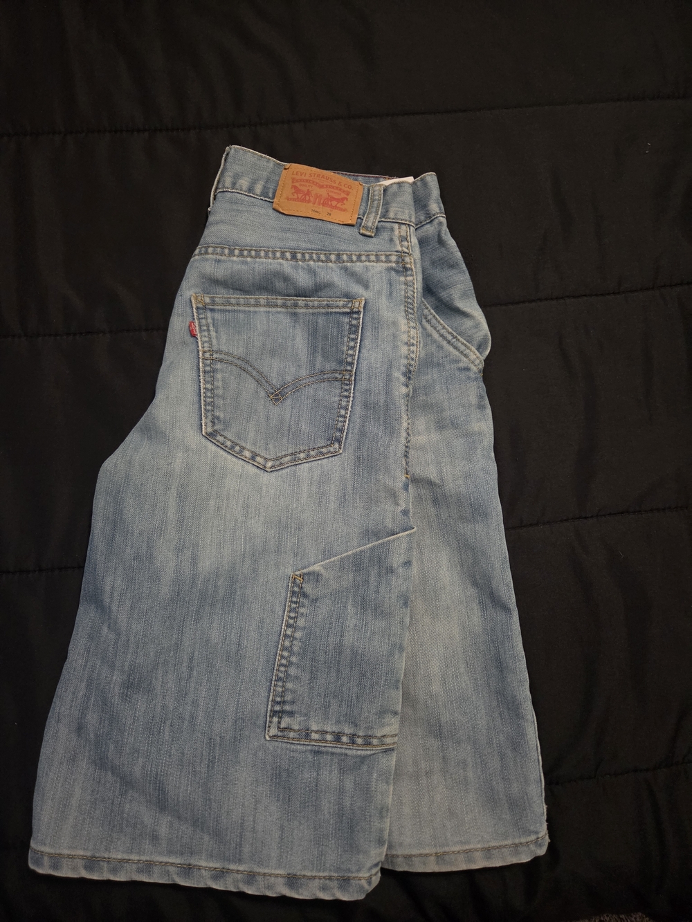 Levi's Light Blue Denim Jean Shorts